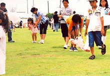Many attendees took part in another new project ? clean-up time!